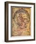 Mucha Quarter Latin-null-Framed Giclee Print