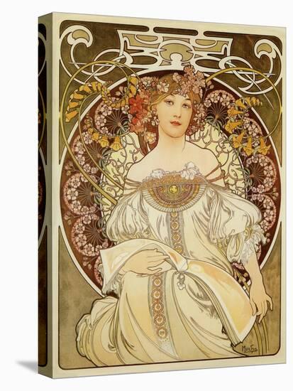 Mucha Reverie-null-Stretched Canvas