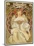 Mucha Reverie-null-Mounted Giclee Print