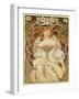 Mucha Reverie-null-Framed Giclee Print