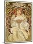 Mucha Reverie-null-Mounted Giclee Print