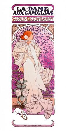 Mucha Sarah Bernhardt Tour Poster Giclee Print Alphonse Mucha Allposters Com