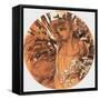 Mucha Spring Medallion-null-Framed Stretched Canvas