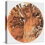 Mucha Spring Medallion-null-Stretched Canvas