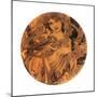 Mucha Summer Medallion-null-Mounted Giclee Print