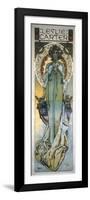 Mucha: Theatrical Poster-Alphonse Mucha-Framed Giclee Print