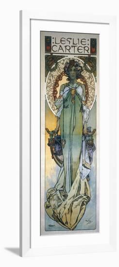 Mucha: Theatrical Poster-Alphonse Mucha-Framed Giclee Print