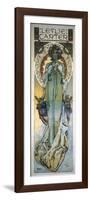 Mucha: Theatrical Poster-Alphonse Mucha-Framed Premium Giclee Print