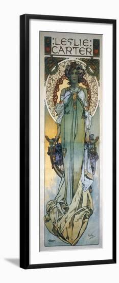 Mucha: Theatrical Poster-Alphonse Mucha-Framed Premium Giclee Print