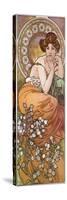 Mucha Topaz-null-Stretched Canvas