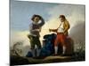 Muchachos Jugando Al Boliche, 1780-Jose Del castillo-Mounted Giclee Print