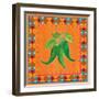 Mucho Caliente IV-Farida Zaman-Framed Art Print