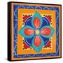 Mucho Caliente VI-Farida Zaman-Framed Stretched Canvas