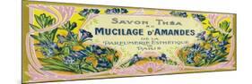 Mucilage D' Amandes Soap Label - Paris, France-Lantern Press-Mounted Premium Giclee Print