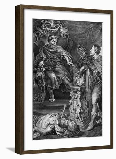 Mucius before Lars Porsena-null-Framed Giclee Print