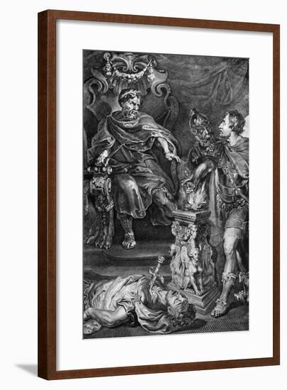 Mucius before Lars Porsena-null-Framed Giclee Print