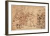 Mucius Scaevola before Porsena, 1740s-Gasparo Diziani-Framed Giclee Print