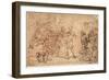 Mucius Scaevola before Porsena, 1740s-Gasparo Diziani-Framed Giclee Print