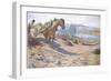 Muck Spreading on a Fallow Field-Carl Larsson-Framed Giclee Print