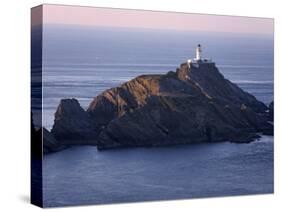 Muckle Flugga and its Lighthouse, Hermaness Nature Reserve, Unst, Shetland Islands, Scotland-Patrick Dieudonne-Stretched Canvas