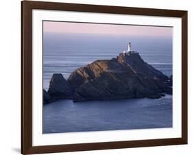 Muckle Flugga and its Lighthouse, Hermaness Nature Reserve, Unst, Shetland Islands, Scotland-Patrick Dieudonne-Framed Photographic Print