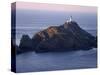 Muckle Flugga and its Lighthouse, Hermaness Nature Reserve, Unst, Shetland Islands, Scotland-Patrick Dieudonne-Stretched Canvas