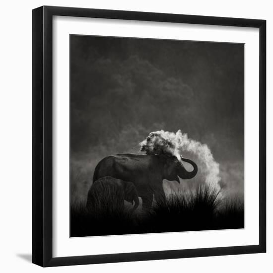 Mud Bath-Ganesh H Shankar-Framed Premium Photographic Print