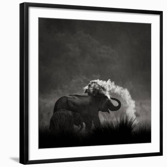 Mud Bath-Ganesh H Shankar-Framed Photographic Print