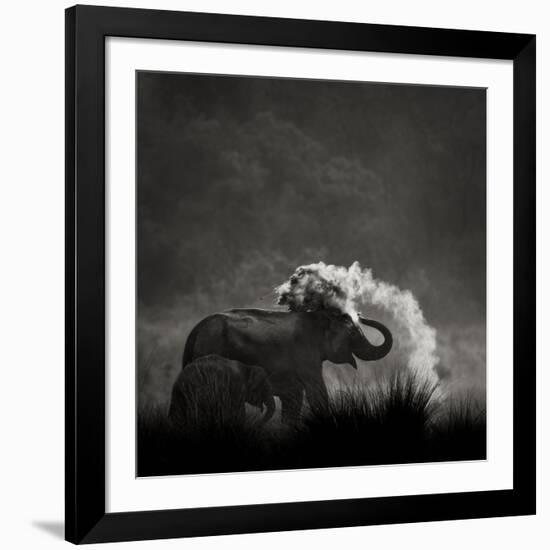 Mud Bath-Ganesh H Shankar-Framed Photographic Print