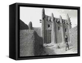 Mud Building, Nr Djenne, Mali-Peter Adams-Framed Stretched Canvas