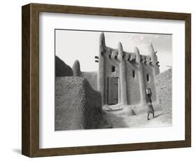 Mud Building, Nr Djenne, Mali-Peter Adams-Framed Photographic Print