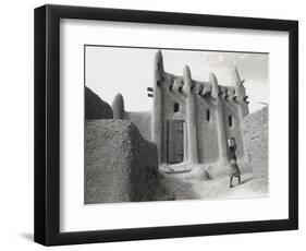 Mud Building, Nr Djenne, Mali-Peter Adams-Framed Photographic Print