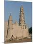 Mud Built Minaret and Mosque, Koupela, Burkina Faso, Africa-Ian Griffiths-Mounted Photographic Print