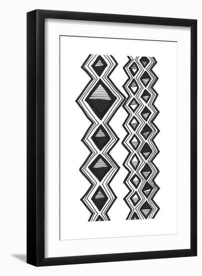 Mud Cloth Study I-Renee W^ Stramel-Framed Art Print