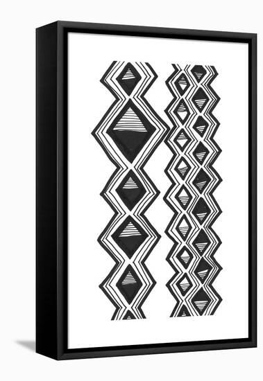 Mud Cloth Study I-Renee W^ Stramel-Framed Stretched Canvas