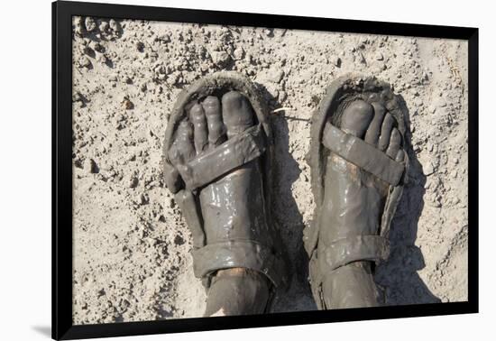 Mud-Covered Feet, Chobe National Park, Botswana-Paul Souders-Framed Photographic Print