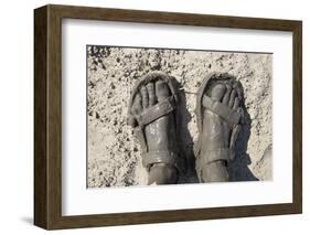 Mud-Covered Feet, Chobe National Park, Botswana-Paul Souders-Framed Photographic Print