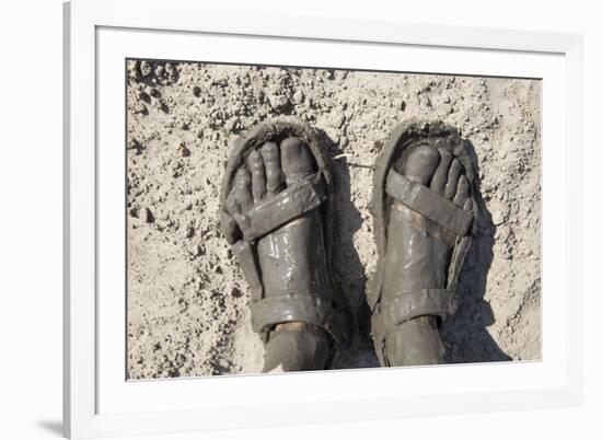 Mud-Covered Feet, Chobe National Park, Botswana-Paul Souders-Framed Photographic Print