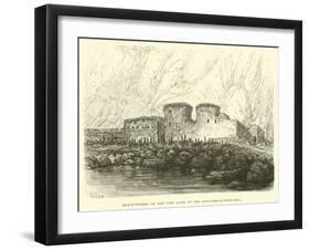 Mud-Fortress on the Left Bank of the Huilcamayo-Urubamba-Édouard Riou-Framed Giclee Print