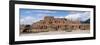 Mud Houses in a Village, Taos Pueblo, New Mexico, USA-null-Framed Photographic Print