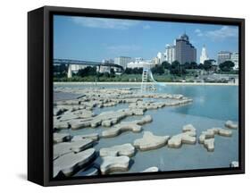 Mud Island, Memphis, TN-Mark Gibson-Framed Stretched Canvas