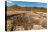 Mud Pots, Fumaroles and Dormant Volcan Santa Clara at the San Jacinto Volcanic Thermal Area-Rob Francis-Stretched Canvas