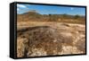 Mud Pots, Fumaroles and Dormant Volcan Santa Clara at the San Jacinto Volcanic Thermal Area-Rob Francis-Framed Stretched Canvas