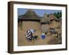 Mud Village, Huts, Mandi Region, Mali, Africa-Bruno Morandi-Framed Photographic Print