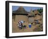 Mud Village, Huts, Mandi Region, Mali, Africa-Bruno Morandi-Framed Photographic Print