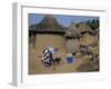 Mud Village, Huts, Mandi Region, Mali, Africa-Bruno Morandi-Framed Photographic Print