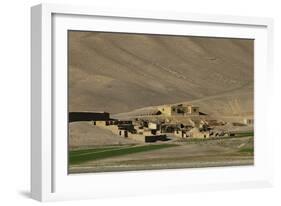 Mud village in Bamiyan Province, Afghanistan, Asia-Alex Treadway-Framed Photographic Print