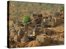 Mud Village, Sanga Region, Dogon, Mali, Africa-Bruno Morandi-Stretched Canvas