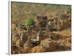 Mud Village, Sanga Region, Dogon, Mali, Africa-Bruno Morandi-Framed Photographic Print