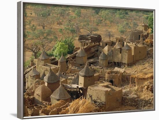 Mud Village, Sanga Region, Dogon, Mali, Africa-Bruno Morandi-Framed Photographic Print